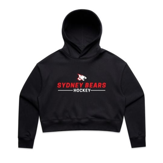 Women's Relax Crop Hood | Head x Heart | Black