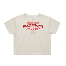 Women's Crop Tee | Romance Book Club | Bone