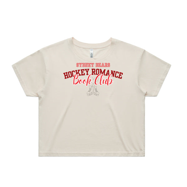 Women's Crop Tee | Romance Book Club | Bone