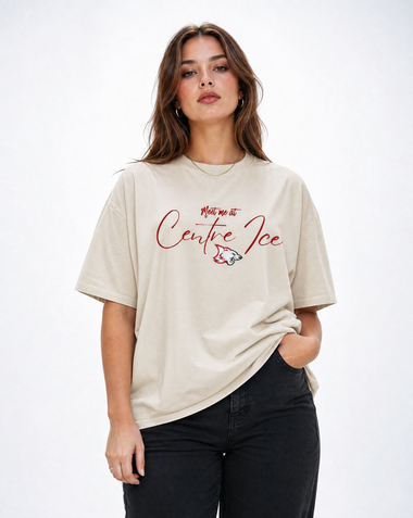 Women's Heavy Tee | Meet Me At Centre Ice