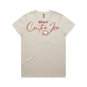 Women's Maple Tee | Centre Ice | Bone