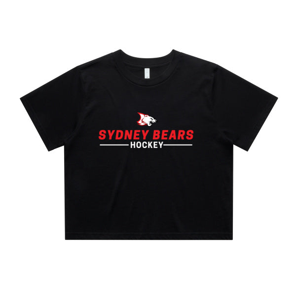 Women's Crop Tee | Head x Heart | Black