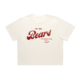 Women's Crop Tee | Vintage | Ecru