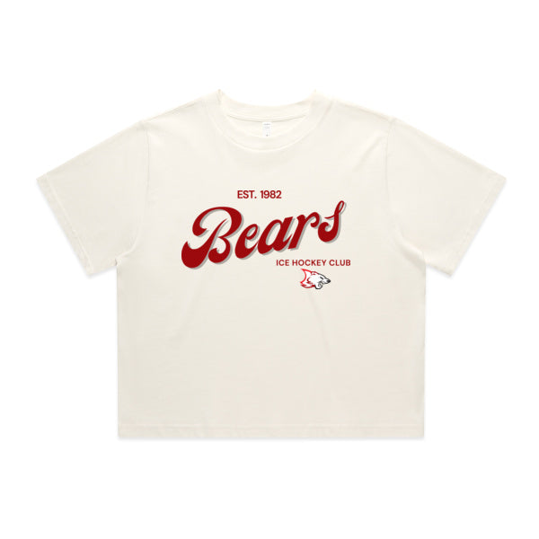 Women's Crop Tee | Vintage | Ecru