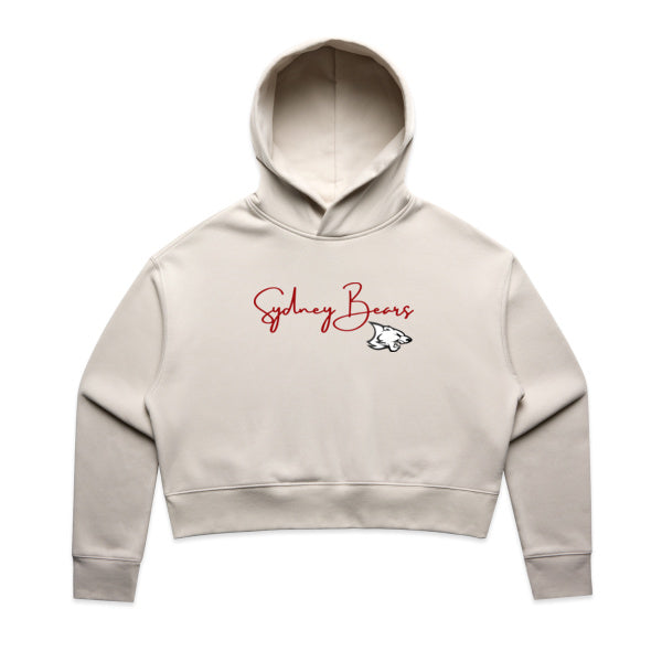 Women's Crop Hood | Grand Signature | Bone
