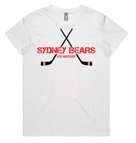 2024 T-Shirt | Sydney Bears Sticks | White | Women's