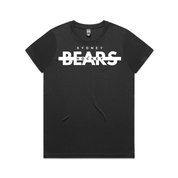 Women's Active Tee | Line Change | Black