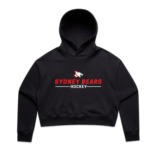 Women's Relax Crop Hood | Head x Heart | Black