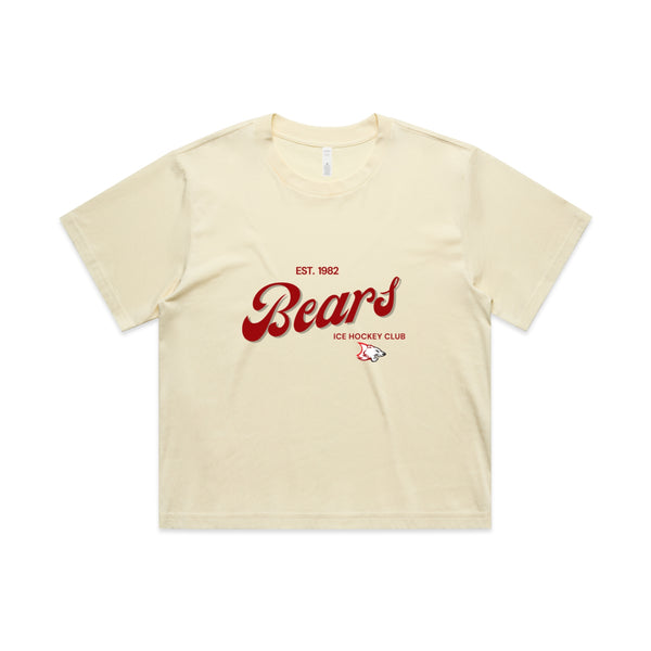Women's Crop Tee | Line Change | Butter