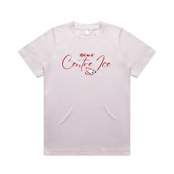 Women's Heavy Tee | Meet Me At Centre Ice