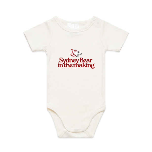 Sydney Bear in the making | Onesie