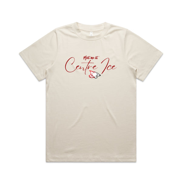 Women's Heavy Tee | Meet Me At Centre Ice