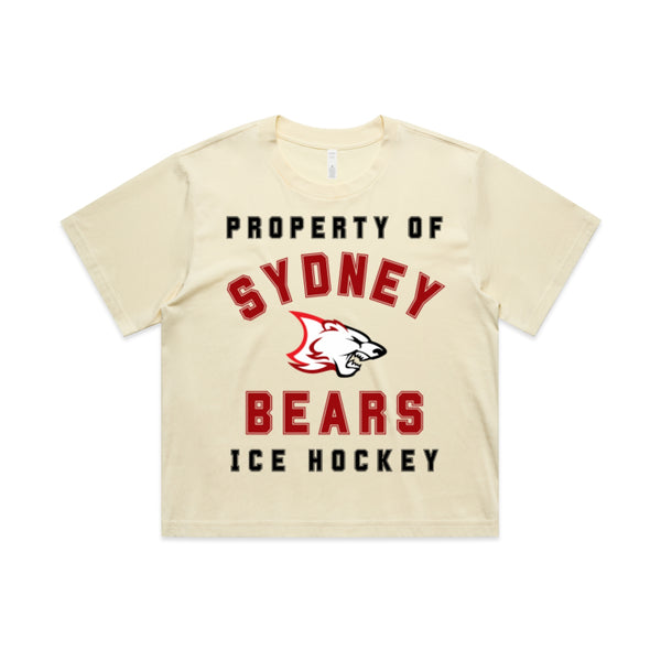 Women's Crop Tee | Property of Sydney Bears
