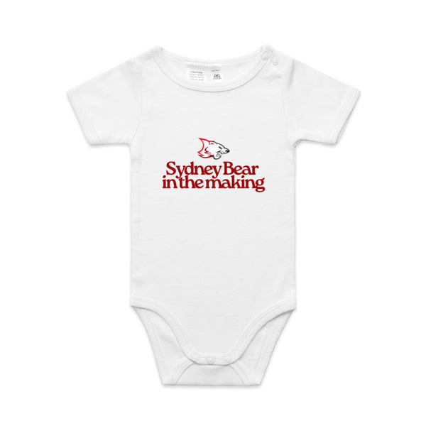 Sydney Bear in the making | Onesie